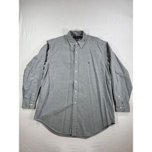 Ralph Lauren Gray Button-Down Oxford Shirt